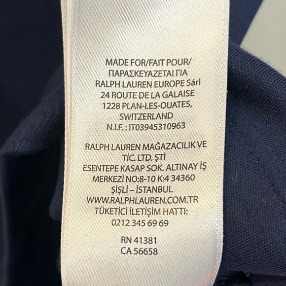 Polo Ralph Lauren Polo Shirt Flesh Pony Navy Cotton Short Sleeve NWOT Size XXL - Picture 7 of 8